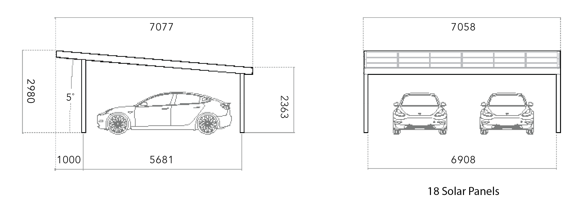 XL technical dimensions